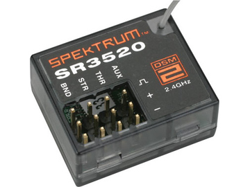 Spektrum přijímač SR3520 DSM2 3CH micro / SPMSR3520