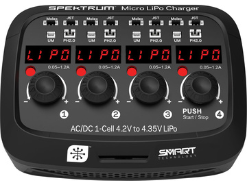 Spektrum nabíječ Micro LiPo AC/DC / SPMXC1040I