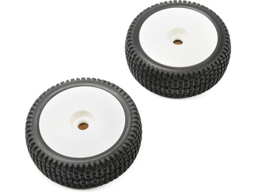 TLR disk plný bílý s pneu (2): 5IVE-B / TLR45005