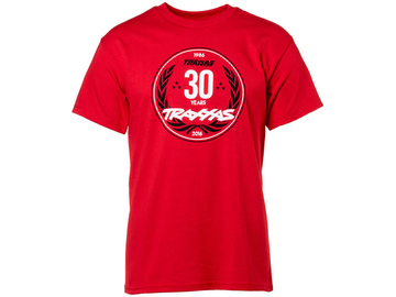 Traxxas tričko výročí 30 let červené XL / TRA1384-XL