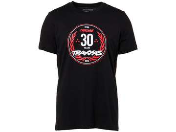 Traxxas tričko výročí 30 let černé XL / TRA1385-XL