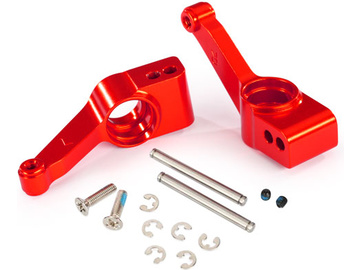 Traxxas Carriers, stub axle (red-anodized 6061-T6 aluminum) (rear) (2) / TRA1952A
