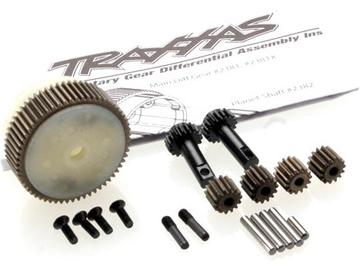 Traxxas Planetary gear differential with steel ring gear (complete) / TRA2388X