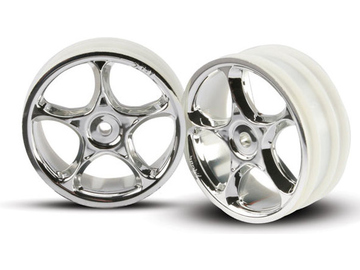 Traxxas Wheels 2.2", Tracer chrome (2) (front) / TRA2473