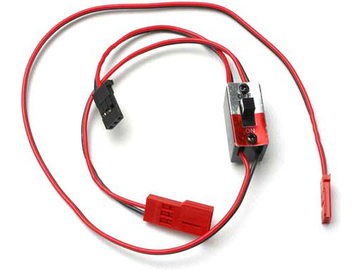 Traxxas vypínač s kabely pro napájení přijímače / TRA3034