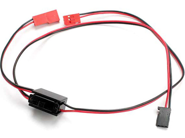 Traxxas vypínač s kabely pro napájení přijímače / TRA3038