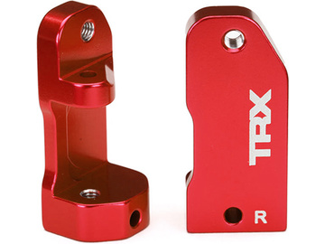 Traxxas závěs těhlice 30° hliníkový červený (L+P) / TRA3632X