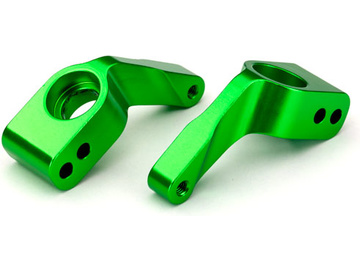 Traxxas Stub axle carriers, 6061-T6 aluminum (green-anodized) / TRA3652G