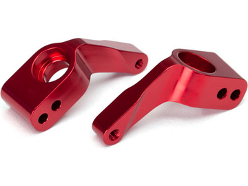 Traxxas Stub axle carriers, 6061-T6 aluminum (red-anodized) / TRA3652X
