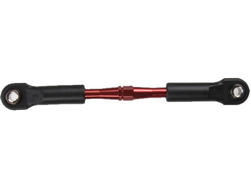 Traxxas Turnbuckle, aluminum (red-anodized), 49mm/ hollow balls (2) / TRA3738