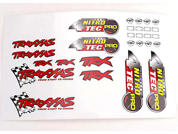 Traxxas samolepky: Nitro 4-Tec Pro / TRA4814