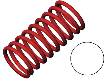 Traxxas Spring, shock (red) (GTR) (2.9 rate white) (1 pair) / TRA5436