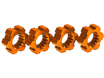 Traxxas náboj kola hliníkový oranžový (2) / TRA7756-ORNG
