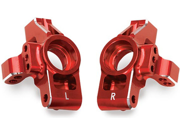 Traxxas těhlice zadní hliníkové červené (L+P): 4-Tec 2.0 / TRA8352R