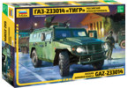 Zvezda ruské obrněné vozidlo GAZ Tiger (1:35)