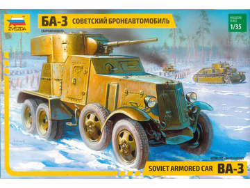 Zvezda BA-3 obrněné vozidlo (1:35) / ZV-3546