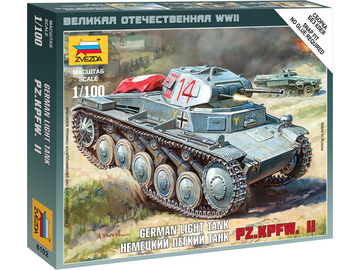 Zvezda Snap Kit - Panzer II (1:100) / ZV-6102