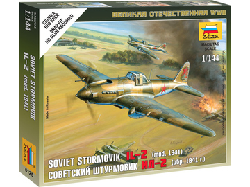Zvezda Snap Kit - Ilyushin IL-2 Stormovik (1:144) / ZV-6125