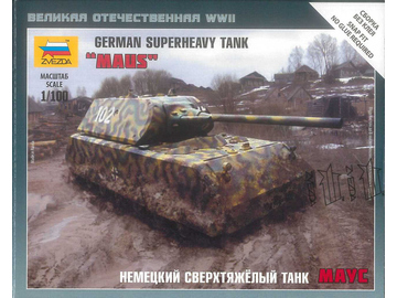 Zvezda Snap Kit - Panzer VIII Maus (1:100) / ZV-6213