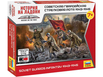 Zvezda figurky - Soviet Guards Infantry (1:72) / ZV-6293