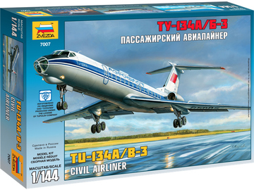 Zvezda Tupolev Tu-134B (1:144) / ZV-7007
