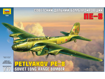 Zvezda Pe-8 Soviet Long-Range Heavy Bomber WWII (1:72) / ZV-7264