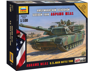 Zvezda Snap Kit - Abrams M1 A1 (1:100) / ZV-7405