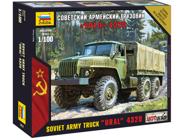 Zvezda Snap Kit - Ural-4320 (1:100) / ZV-7417