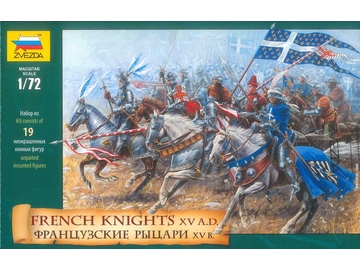Zvezda Wargames (AoB) figurky - French Knights (1:72) / ZV-8036