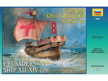 Zvezda Crusaders Ship XII-XIV cen. reedice (1:72) / ZV-9024