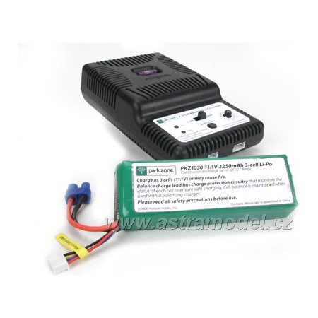 s-model-hobby.cz - Baterie LiPol 11.1V 2200mAh s nab�je�em