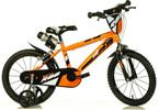 DINO Bikes - Dětské kolo 14" oranžové