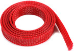 Ochranný kabelový oplet 14mm červený (1m)