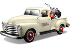 Maisto Harley-Davidson Custom - Chevrolet 3100 Pickup 1950, FLSTS Heritage Springer 2001 1:24