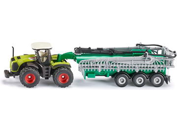 SIKU Farmer - Claas Xerion traktor s cisternou 1:87 / SI-1827