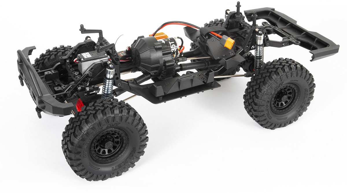 Obrázek: Konstrukce RC modelu auta Axial Base Camp