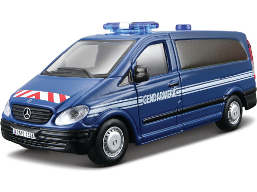 Bburago kovový model užitkového auta 1:50 - Mercedes-Benz Vito