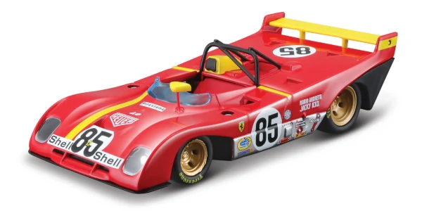 Kovový model Bburago Signature Ferrari 312 P 1972 1:43