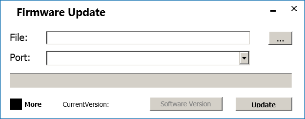Aplikace pro aktualizaci firmware