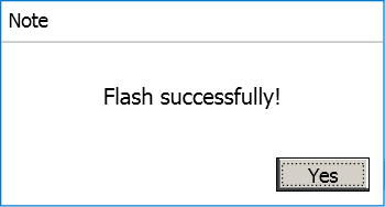 Dokončení aktualizace firmware