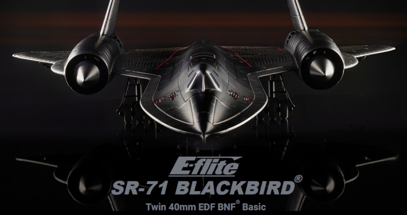 RC model letadla Lockheed Martin SR-71 Blackbird od E-flite
