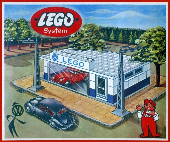 Vzhled LEGO stavebnic z konce 50. let