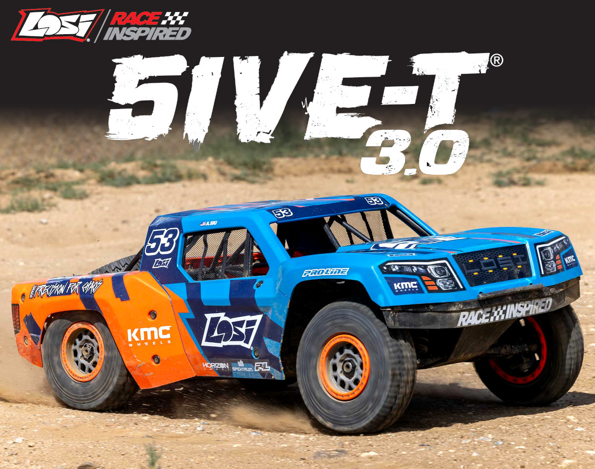 Losi 5IVE-TE 3.0 Electric 4WD RTR – absolutní monstrum mezi RC modely