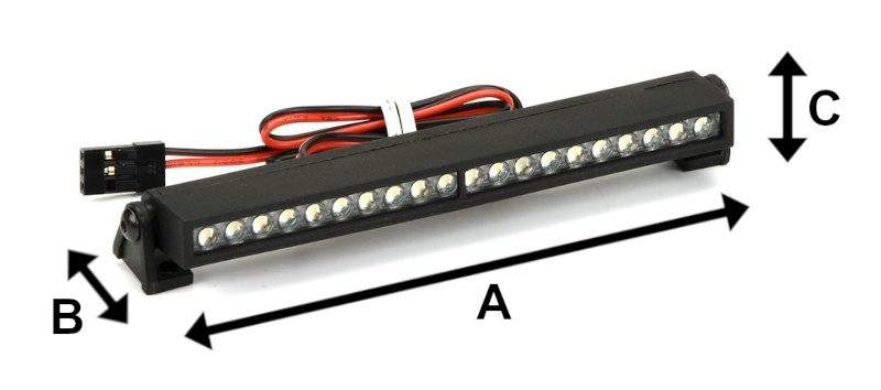 Přehled LED světelných modulů Pro-Line - rovné