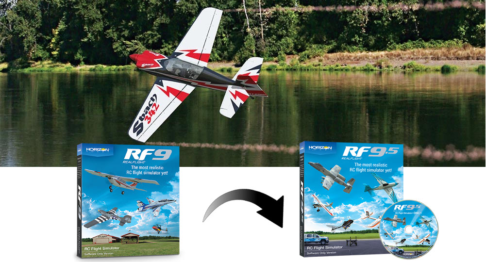 Simulátor Realflight 9 - bezplatný update na verzi 9.5