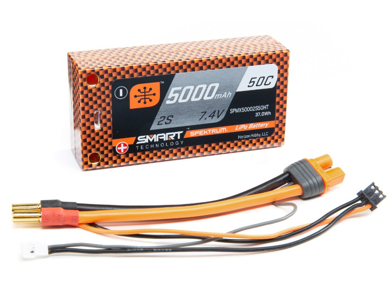 LiPo akumulátor Spektrum Smart 7,4 V 5000 mAh 50C S dutinkami