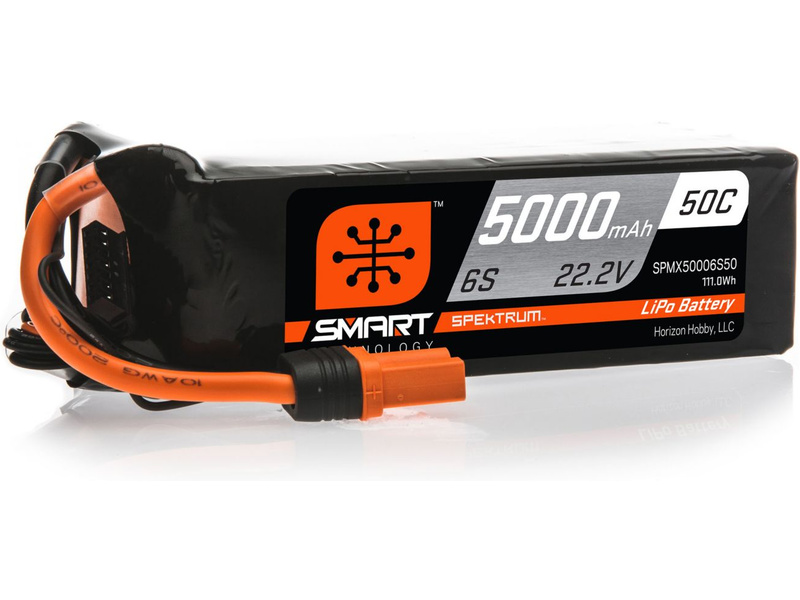 LiPo akumulátor Spektrum Smart 22,2 V 5000 mAh 50C