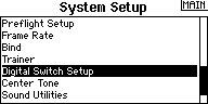 System Setup: Digital Switch Setup
