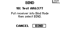 System Setup/Bind: Bind