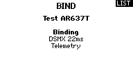 System Setup/Bind: Bind Complete